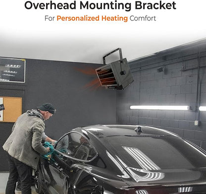Comfort Zone Hard-Wired Ceiling Mount Garage Space Heater