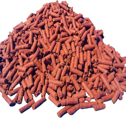 Aquatic Foods Inc. Beef Heart Mix Sinking Sticks, APX 1/8" x 7/16" Sticks Consisting of Beef Heart, Shrimp, Spinach, Nori, Natural Astaxanthin, Discus, Cichlids, All Tropical Fish - 1/4-lb