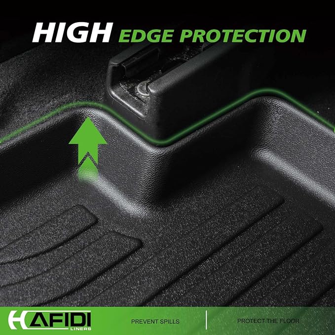 Floor Mats Fit for 2016-2022 Chevy Spark All Weather Protection TPE Anti-Slip Automotive Floor Liners(Not for GT/EV Models), Spark Accessories Black