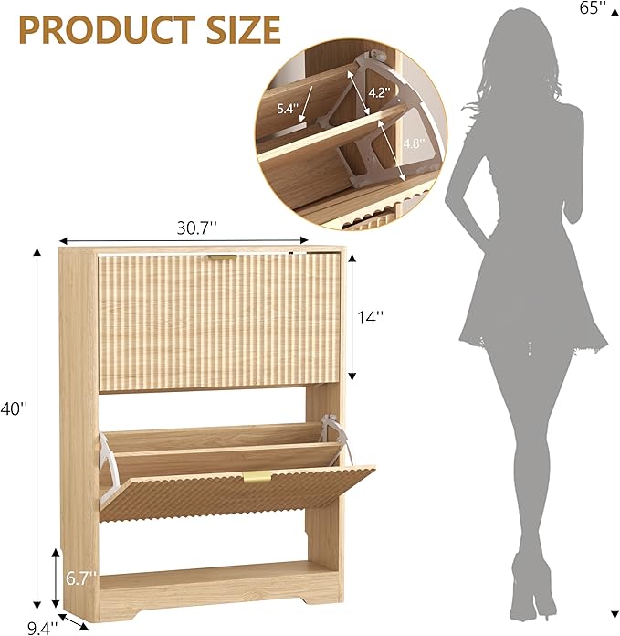 Shoe Cabinet Storage for Entryway