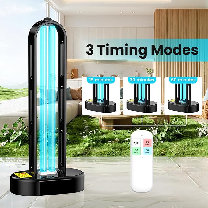 2 Pack UV Light Sanitizer, Ultraviolet Lamp