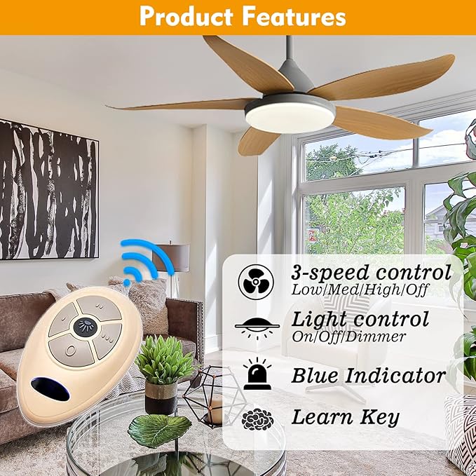 Universal Ceiling Fan Remote Control Kit Replacement