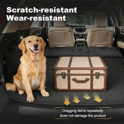 Cargo Mat fit for Cadillac XT5 2017-2025 2026: Custom Fit All Weather TPE Heavy Duty Cargo Liner 2026 XT5 Accessories