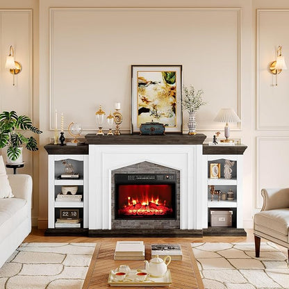 Naice 80" Electric Fireplace