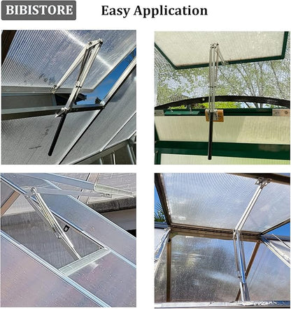 BIBISTORE Solar Heat Sensitive Automatic Greenhouse Window Opener Hothouse Vent