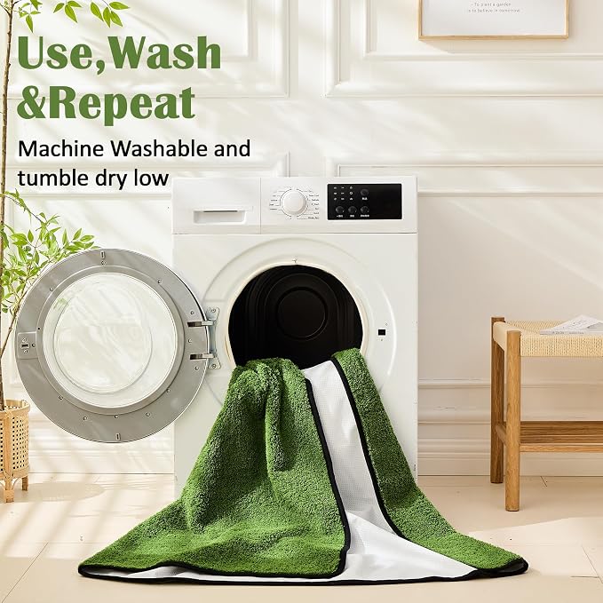 Reusable Dog Pee Pads, Washable Puppy Pads, Leak-Proof 30"x48" 2 Pack | Super Absorbent And Non-Slip Potty Training Pads, Soft Paw Print Plush Design, Ideal For Crates, Couch, Car Seats & Pet Beds