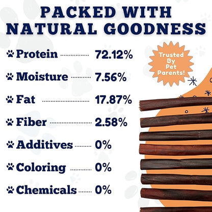 Amazing Dog Treats - 6 Inch Bulk Collagen Sticks for Dogs - (150 Count) - Collagen Sticks for Dogs - No Hide Dog Bones