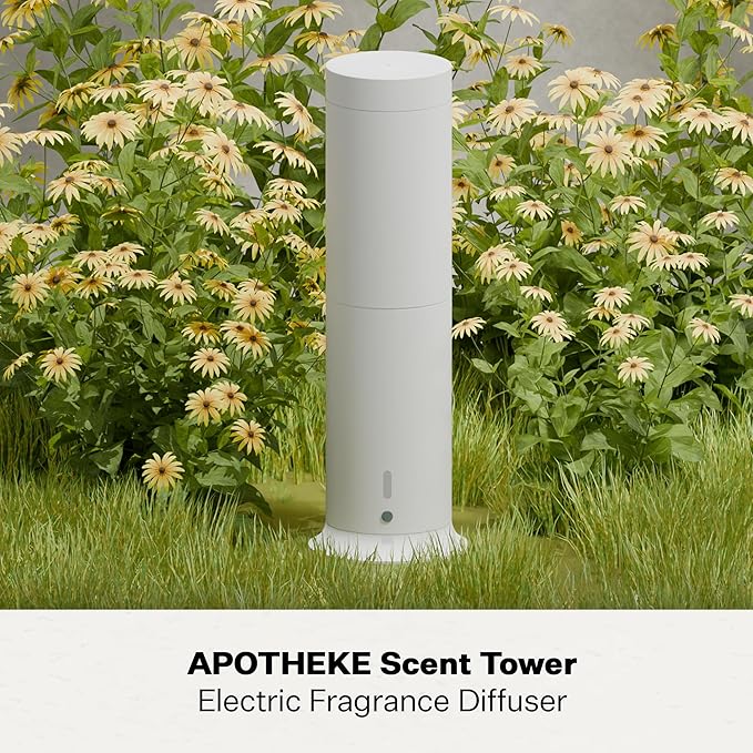 Apotheke Scent Tower Aromatherapy Diffuser Fragrance Refill, Charcoal