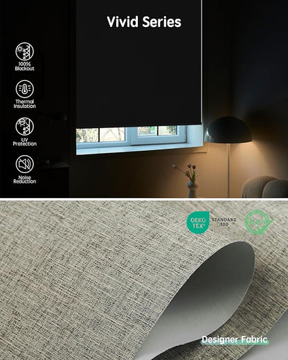 Yoolax Motorized Blinds with Remote, Smart Blinds