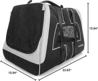 Sherpa Forma Frame Crash-Tested Travel Pet Carrier - Black, Extra Large
