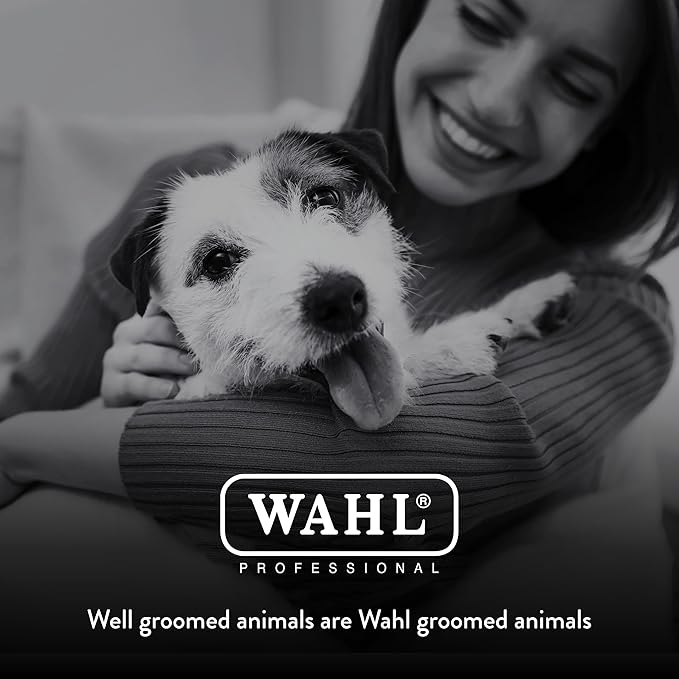 Wahl Professional Animal Thick Coat Pet Clipper & Dog Clipper (#9787-300) - Hair Remover - Grooming Clippers for Dog, Cat - for Thick Haired Pets - 2 Speeds - Pink