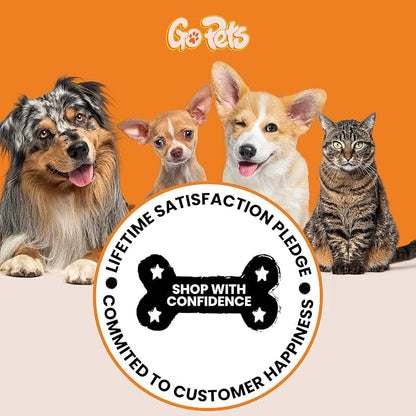 Double Row Dematting Rake Undercoat Deshedding Tool for Dogs & Cats | Dog Brush for Shedding and Grooming, Long Hair Pet Grooming Brush for Mat Removal, Detangling, and Shedding Control