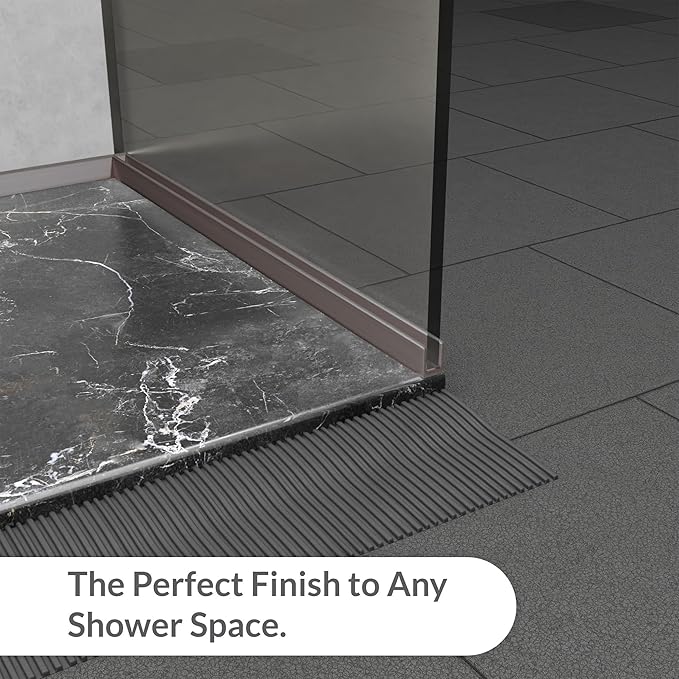 Brixwell SDCD38BN-CCP48-XCP5 Brushed Nickel 3/8" Fixed Panel Shower Door Deep