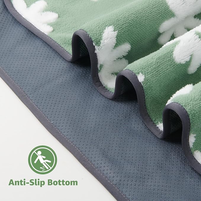 LOOBANI Washable Puppy Pads, Reusable Dog Pee Mat 36"x72", 2 Pack | Super Absorbent, Waterproof, Leakproof, Non-Slip, Soft For Playpen, Crate, Potty Training, Floors