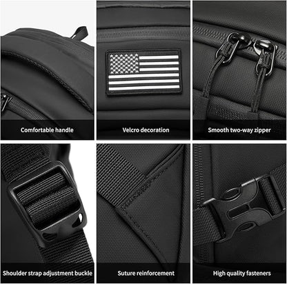 Wotony Military tactical backpack, backpack for men black small tactical assault bag