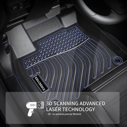 KELCSEECS® Floor Mats & Cargo Liner Custom for Chevrolet/Chevy Trax 2026 2025 2024 & Buick Envista 2026 2025 2024 All Weather Protection TPE Floor Liners Front & Rear Row Full Set Accessories Black