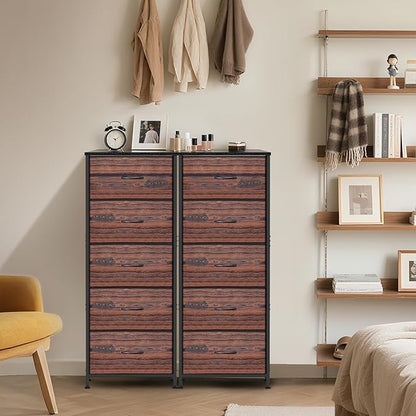 5 Fabric Drawer Dresser for Bedroom, Chest of Drawers