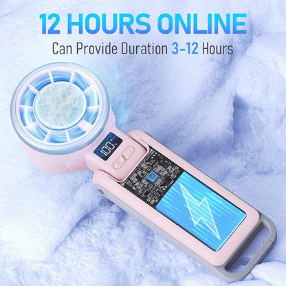 PlayHot Portable Handheld Turbo Fan
