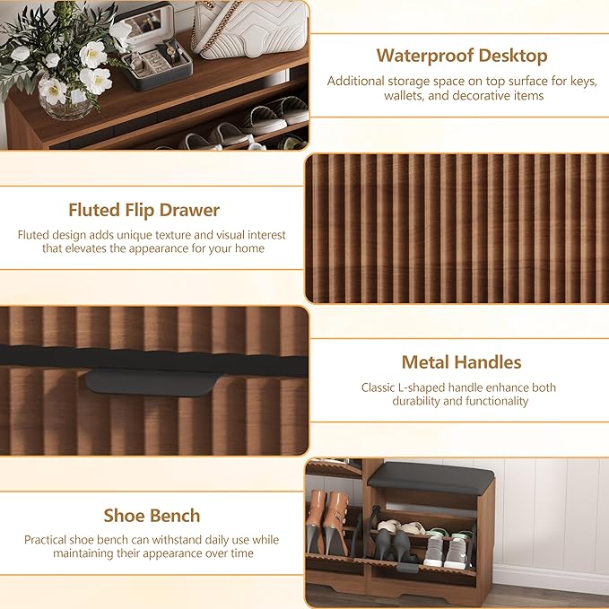 Shoe Cabinet Storage for Entryway