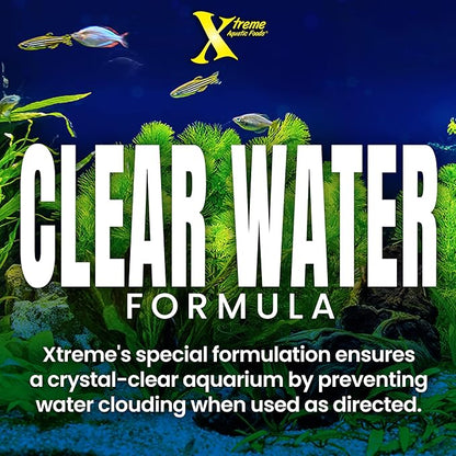 Xtreme Community Peewee 1.5mm Pellets: Slow Sinking & Ideal for Community Fish - Boosts Immune & Digestive Health, Enhances Color & Energy, Max Protein Fish Food – USA Farm Grown (72oz)