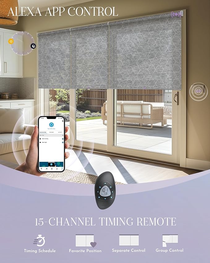 Graywind Smart Coupled Roller Shades Compatible