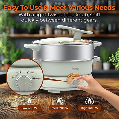 Rosewill 12.7 QT Electric Hot Pot Slow Cooker