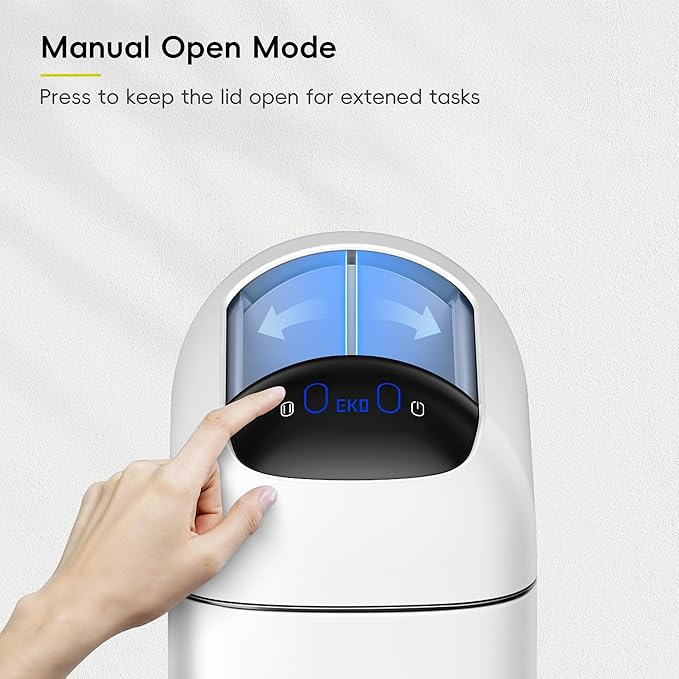 EKO Astro Slim Sensor Trash Can, 10L / 2.6 Gallon Touchless Garbage Bin