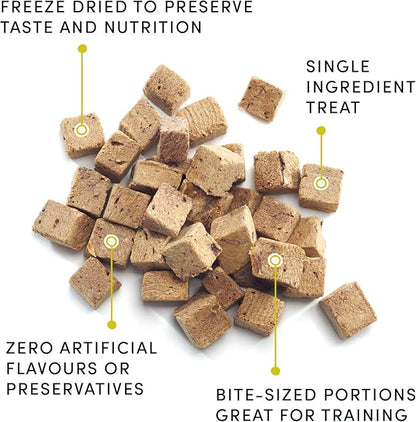 Crumps' Naturals Freeze Dried Beef Liver Mini Trainers, 3.7oz / 105g, Brown