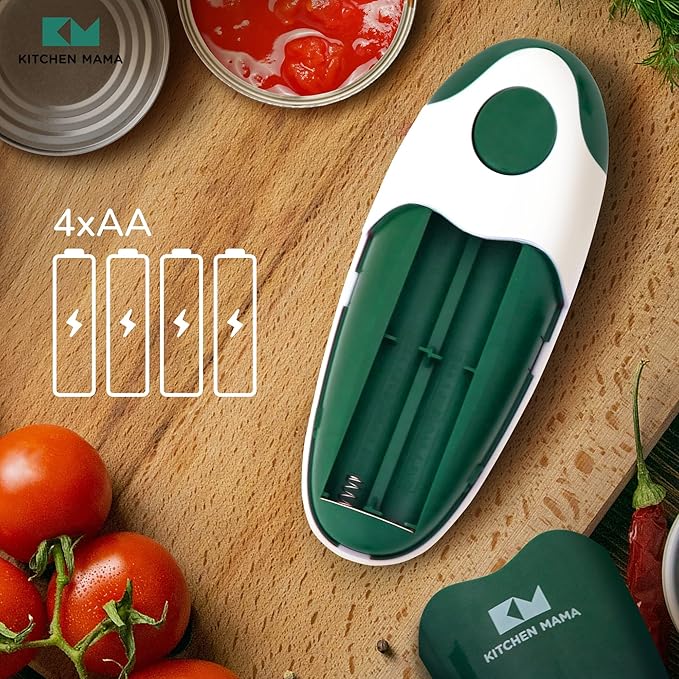 Kitchen Mama Auto 2.0 Electric Can Opener: Blade Opens Almost Any Can Pop or