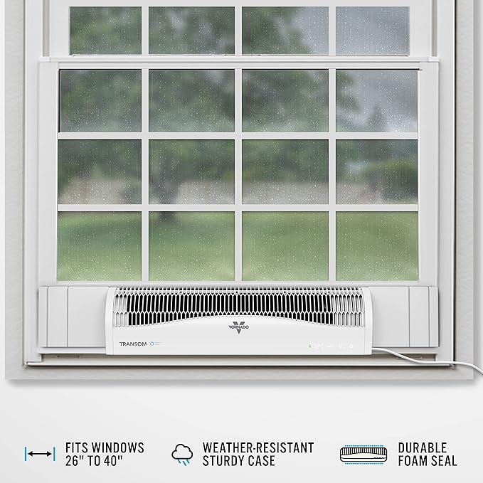 Vornado TRANSOM AE Window Fan Works