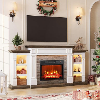LGHM 72" Electric Fireplace