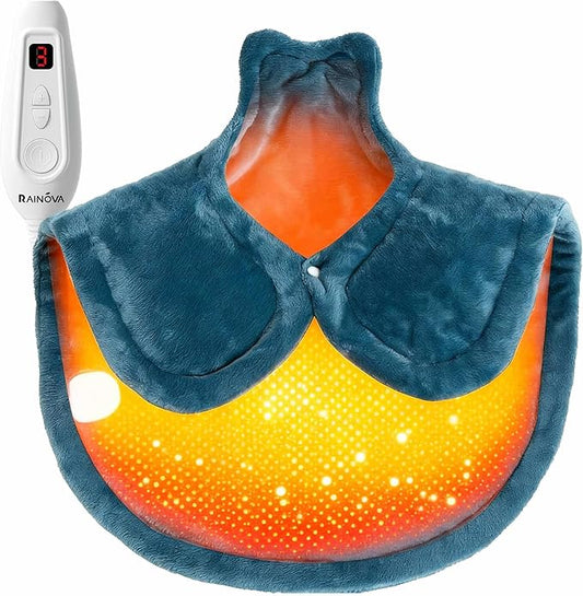 RAINOVA Heating Pad for Back, Neck and Shoulders, Electric Pad