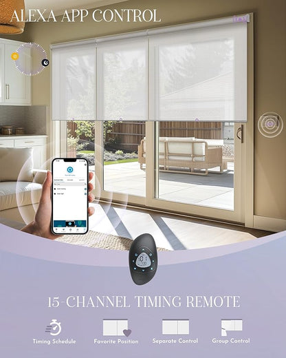 Graywind Smart Coupled Roller Shades Compatible