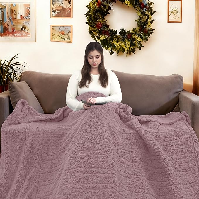 Electric Heated Blanket Full Size 72"×84"