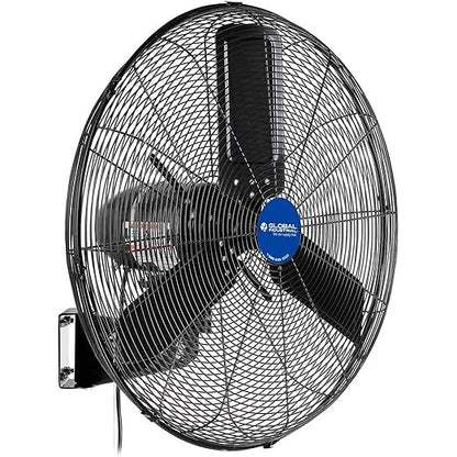 Global Industrial 24" Outdoor-Rated Oscillating Wall-Mount Fan, 2 Speeds