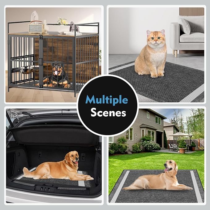 SCLOSE Charcoal Pee Pads for Dogs, 36"x44", Extra Large Puppy Pads XL, Odor Control Dog Pee Pads, Activated Carbon Jumbo Disposable Training Pad, Anti-Slip Potty Pads, Doggy Pads 30 Counts