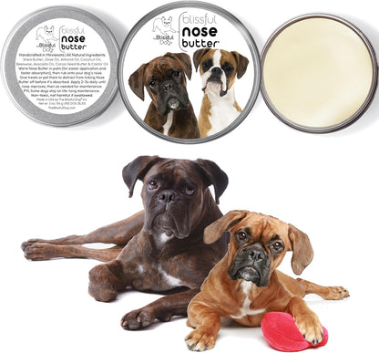 The Blissful Dog Boxer Duo Unscented Nose Butter, 2-Ounce