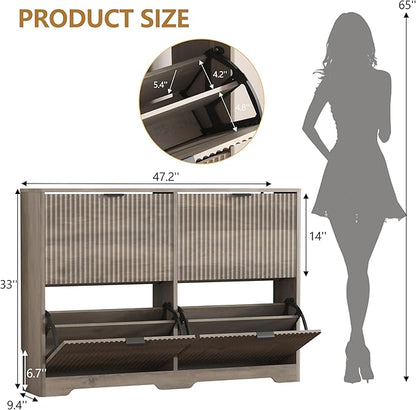 Shoe Cabinet Storage for Entryway