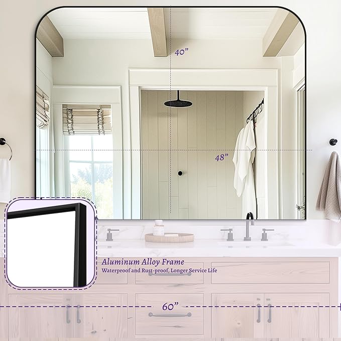 Bathroom Mirror, Wall Mirrors, Bathroom Vanity Mirror