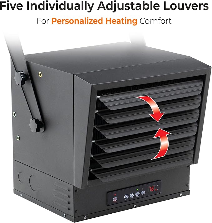 Comfort Zone 10, 000W Hard-Wired Garage Heater – Industrial & Commercial