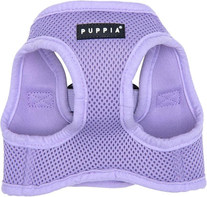 Puppia Soft Vest Dog Harness Step-in Padded Mesh No Choke No Pull Comfortable Walking Running Training for Small Medium Large Dogs, Violet, Large