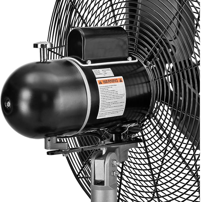 Continental Dynamics CD Premium 24" Oscillating Wall Mount Fan, TEFC Motor