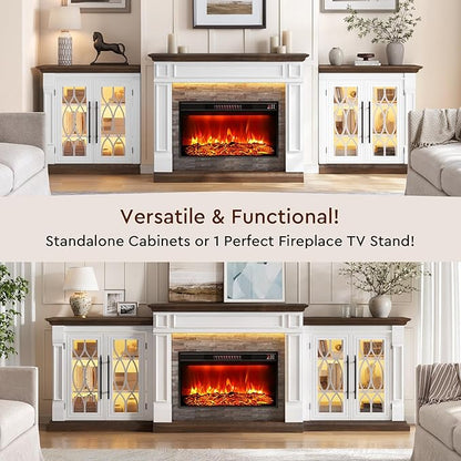 104" LED Fireplace TV Stand