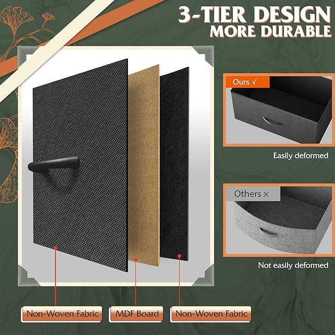 WLIVE Tall Dresser for Bedroom