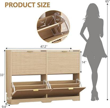 Shoe Cabinet Storage for Entryway