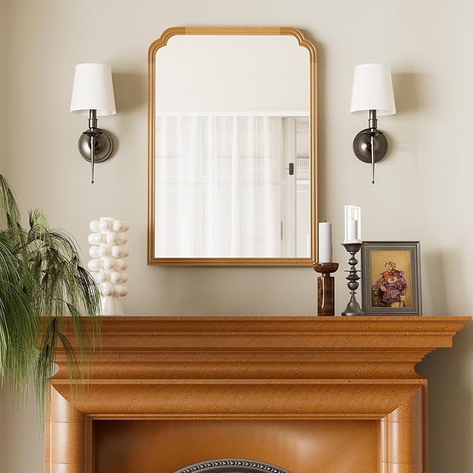 Wood Mirror for Bathroom