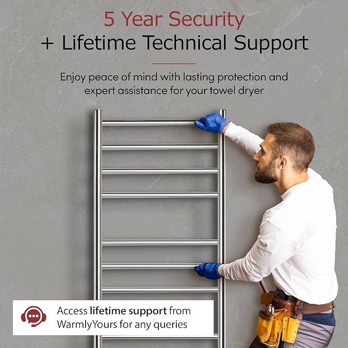 WarmlyYours Heated Towel Rack