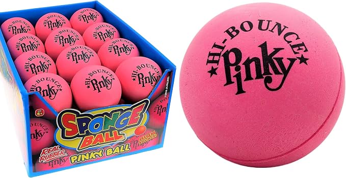 JA-RU Super Bounce Pinky Ball (4 Bouncy Balls) Outdoor Games & Indoor Playground Kids Toys. Massage Therapy Stress Balls. Sports Party Favors & Carnival Prizes in Bulk. 976-4A