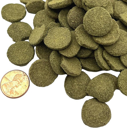 Aquatic Provisions Algae Discs 16 oz, Sinking 18 mm Fish Food for Freshwater Herbivores