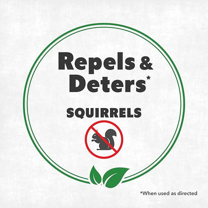 Squirrel Repellent Spray – Helps Deter Squirrels from Outdoor Surfaces, Gardens & Yard Areas, 16 oz (475mL)